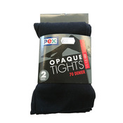 70 DENIER OPAQUE TIGHTS BLK Teens