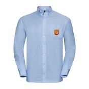 Russell Collection Long Sleeve Tailored Oxford Shirt