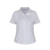 Short Sleeve, Non Iron fitted Revere Collar Blouses - Twin pack - senior 