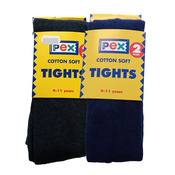 Soft Cotton Tights navy-Charcoal-pri