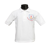 St Mary's Bradford Abbas Polo-Shirt Senior - White