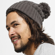 SOLS Barney Pom Pom Beanie