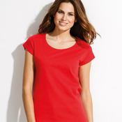 SOLS Lds Scoop Slub T-Shirt