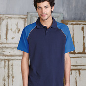 Kariban Baseball Pique Polo