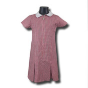 Gingham Summer Dress - Red