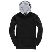 w73k - Premium kids contrast hoodie