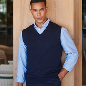 Henbury Sleeveless V Nk Sweater